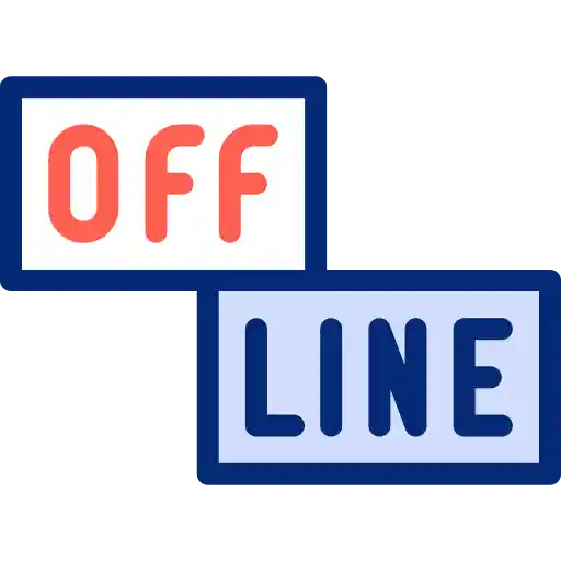 icon for offline and online